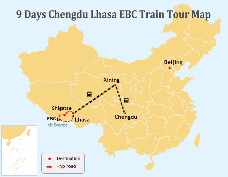 The Summit Train: Chengdu To Lhasa To Everest Base Camp To Kathmandu 3